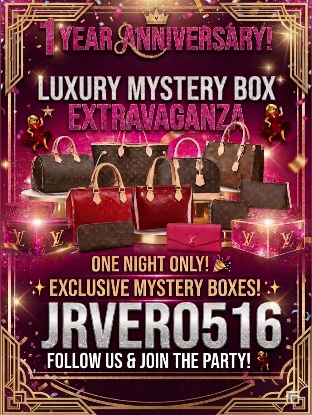 Louis Vuitton Mystery Box Extravaganza